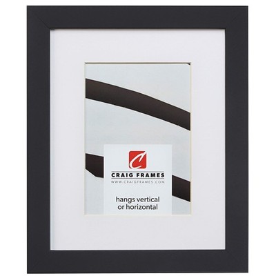Craig Frames Essentials, Modern 1 Inch Wide 5 x 7 Black 5x7, 646bk