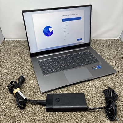 HP ZBook Studio G8 Intel i7 11800H 2.30GHz 32GB RAM 512GB SSD 15.6'' FHD TESTED