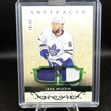 2021-22 Upper Deck Artifacts Emerald Material Relics /65 Jake Muzzin #39