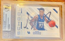 Shai Gilgeous-Alexander Signed 2018 Contenders Colors Rookie Autograph BGS MVP