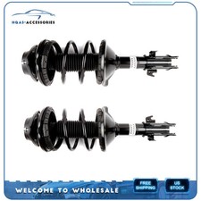 Front Pair Shocks Struts Coil Spring Mounts Set Fits Subaru Legacy 2000-2004