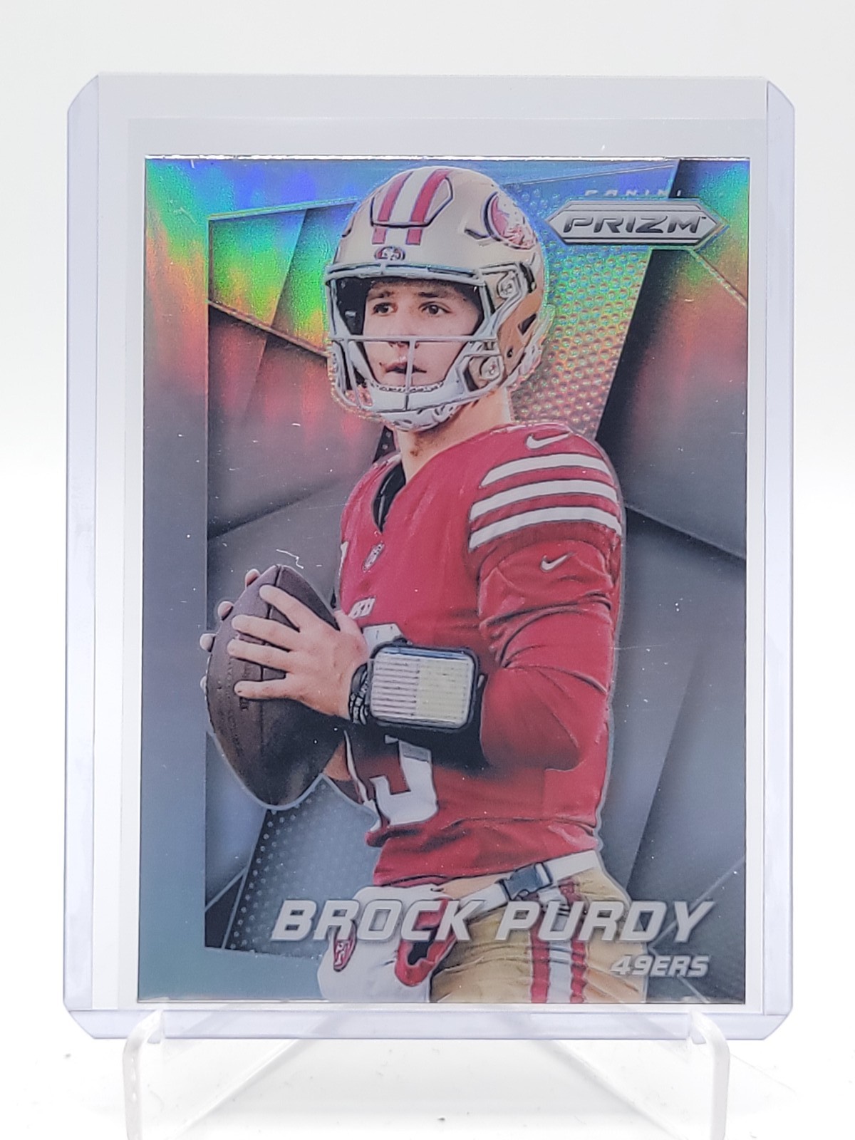 BROCK PURDY 2024 PANINI PRIZM FOOTBALL FLASHBACK SILVER #10 49ERS A Q0566