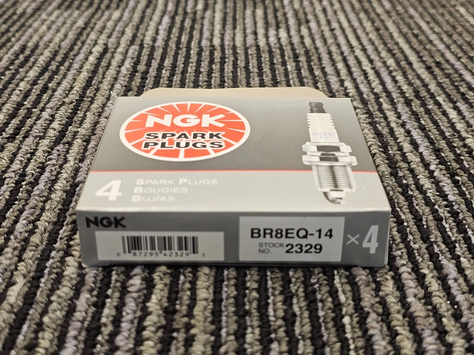 (CANTIDAD 4) NGK 2329 BR8EQ-14 bujía multitierra compatible con Mazda RX7 1981-1983 Foto 3 de 4