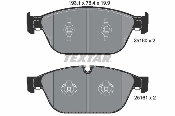 Bremsbelagsatz Vorne Teves-System FüR Audi A8 D4 4H Q5 8R Van 09-18 8R0698151AF-image
