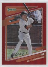 2021 Panini Donruss Variation Holo Red Mike Yastrzemski (Yaz) #67 0ug5
