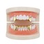 Open Face Grillz Teeth 24k Gold Grillz Plated Ca In Pakistan - Foto 3
