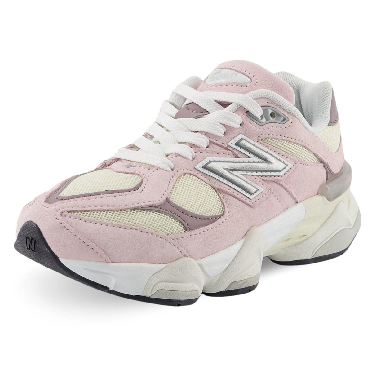 キッシー New Balance 9060 Big Kids Shoes (Pink Cream White, SIZE 5.5