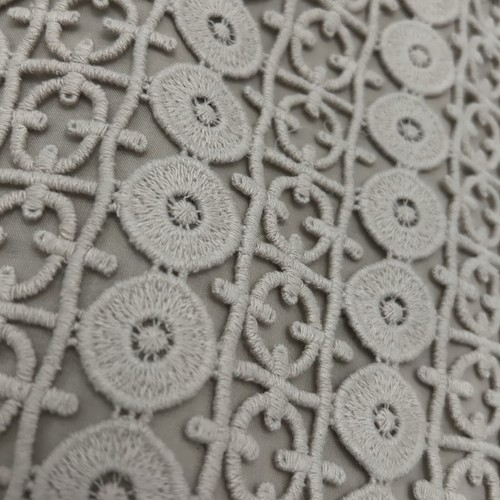 Mint Velvet Crochet Knit Lace Cream Biker Jacket - Size 8 UK Zipper Motorcycle - Picture 12 of 16