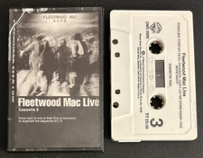 Fleetwood Mac Live Cassette Tape 2 Only 2W5 3500 Warner 1980 Used 