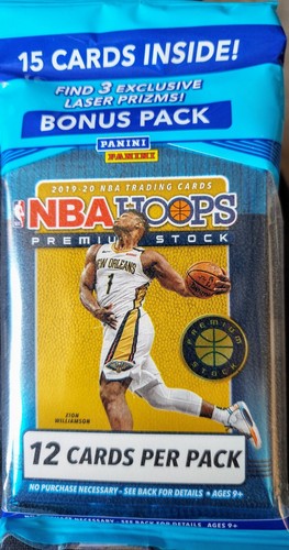 2019-20 Panini NBA Hoops New 15 cards cello pack Basketball JA MORANT ZION🏀 🔥