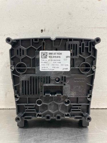 2019 Audi SQ5 Radio Multimedia Control Panel Center Console Nav OEM 80a919615 - Picture 9 of 11