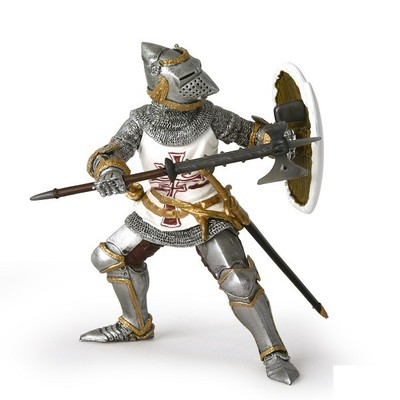 Papo 39785 Ritter mit Adlerhelm weiß 10 cm Ritter und Burgen