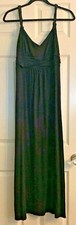 Ann Taylor Loft Maxi Dress Womens Long Sleeveless Black Size 4