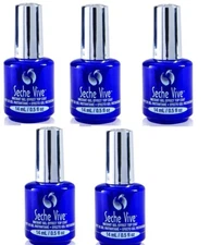 Pack Of 5 - Seche Vive Instant Gel Effect To Coat 0.5 Oz