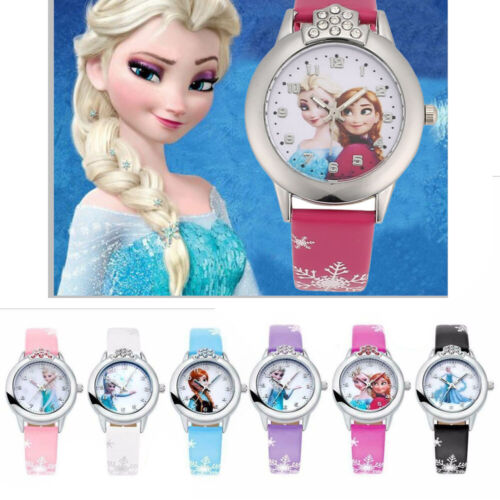 Frozen Die Eiskönigin Kinder Armbanduhr Kinderuhr Geschenk Geburtstag Elsa Neu - Bild 1 von 12