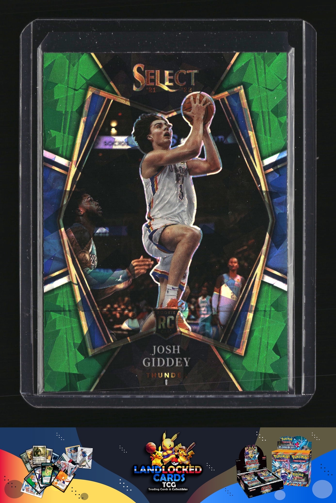 2021 Panini Select Josh Giddey Premier Green Ice Rookie Rookie