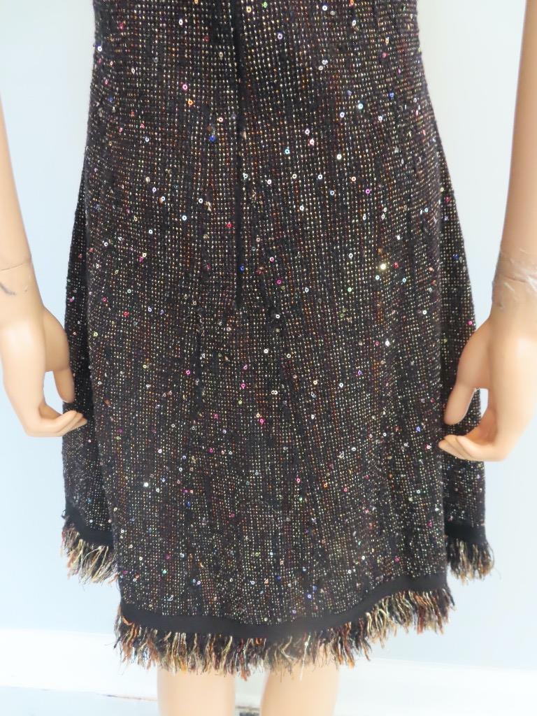 Oscar de la Renta★素敵!Black/Sequin Detail Sleeveless Dress 2024_08_29_SELLIER01032_1600x.