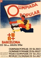 4656.Decoration Poster.1936 Barcelona Sports.Spain.Home wall interior design