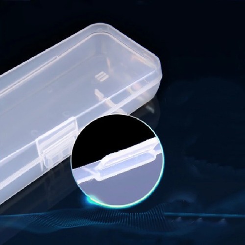 Transparent Men's Razor Case Plastic Shaver Box - Afbeelding 4 van 5