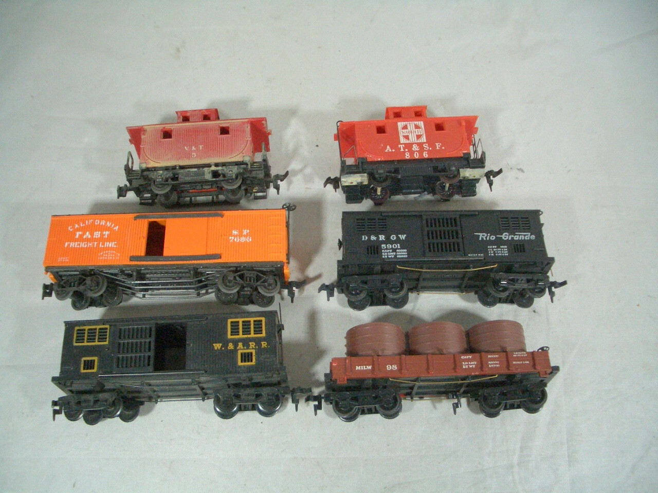 Lot of 5 Bachmann HO Scale Old Time Freight Cars eBay