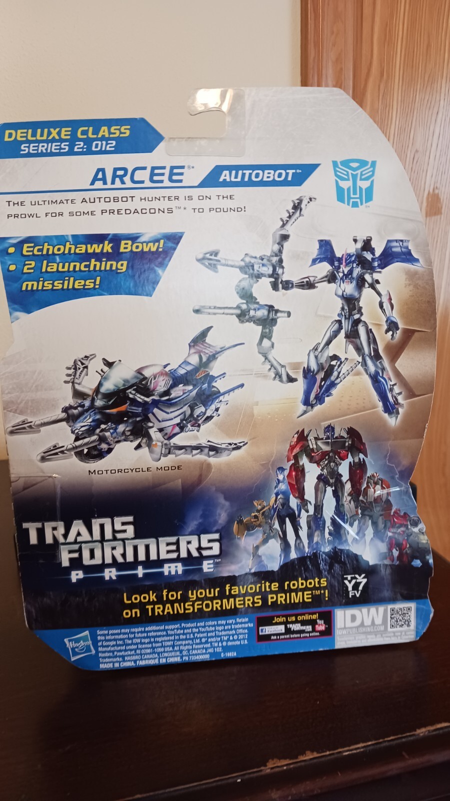 Transformers Prime Beast Hunters ARCEE #12 Deluxe Series 2 Hasbro 2012 MOC NEW