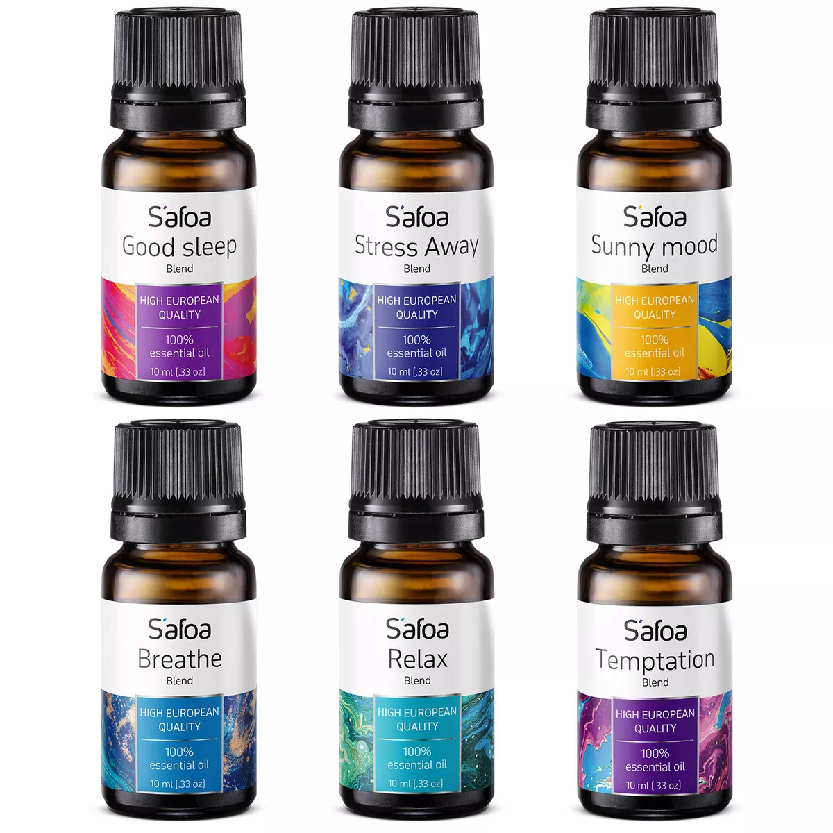 Top 6 Blends Essential Oils Set for Diffuser Aromatherapy for Sleep Breathe  Love