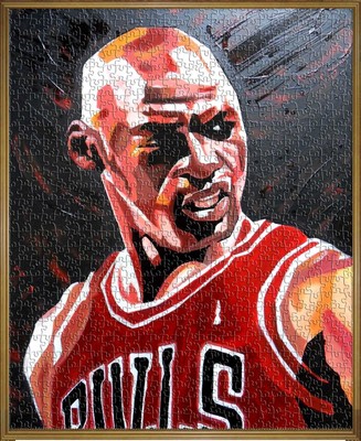 Michael Jordan Painting Basketball Legends MJ23 Wall Decor ...