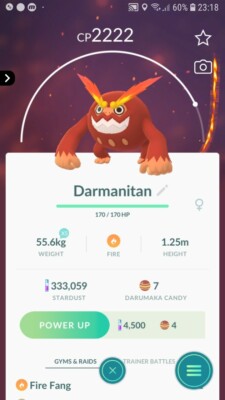 Darmanitan Darumaka Evolution Handel Pokemon Go Ebay