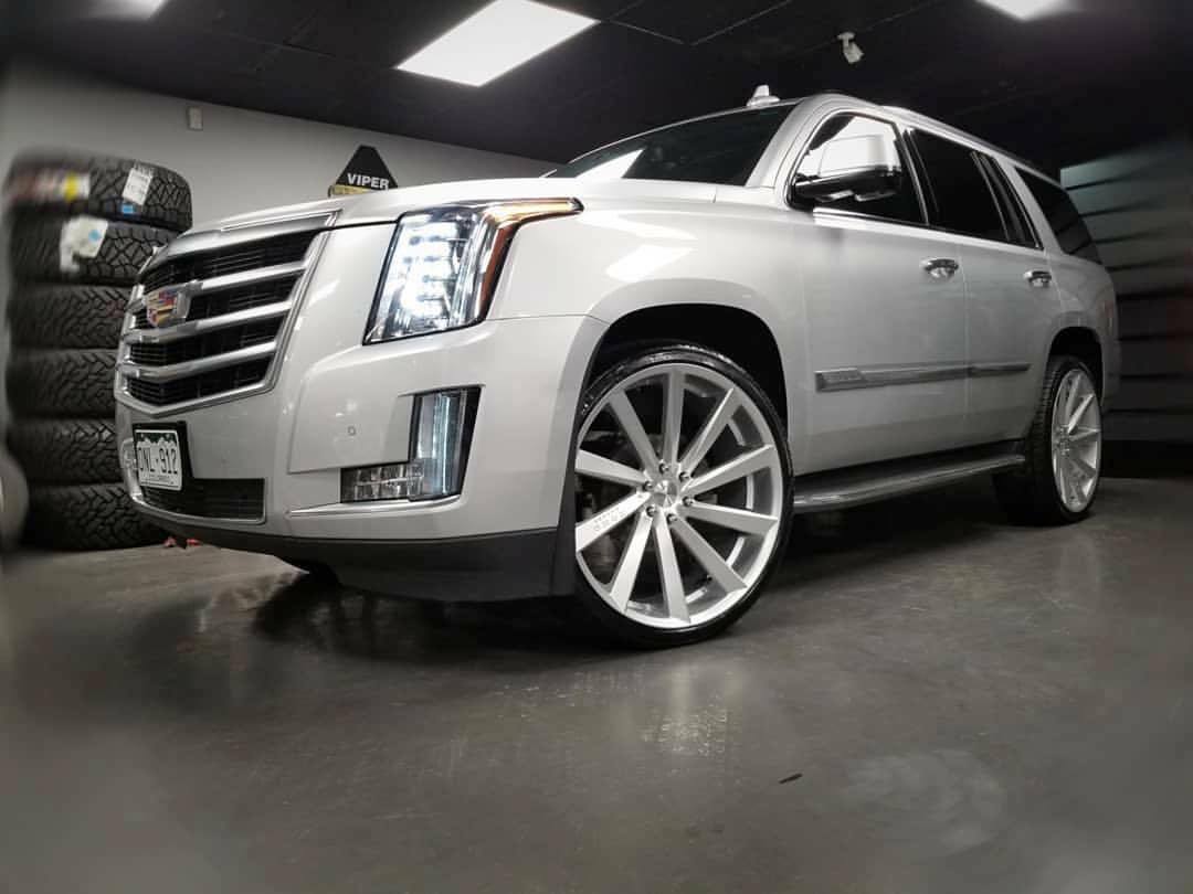 26'' inch Giovanna Kapan Silver Wheels Tires fit Yukon Silverado Tahoe ...