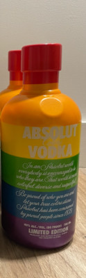 Absolut Vodka Colors 700ml 0,7l nur Karton Top Zustand