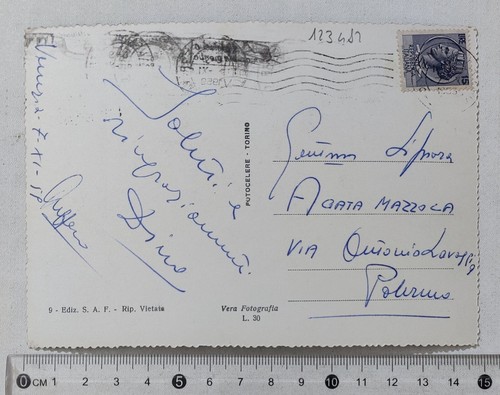 I123482 Cartolina - Venezia - I quattro ponti - VG 1959 - Picture 2 of 2