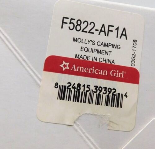 American Girl Molly Doll Camping Equipment with Box Some Sealed Pieces 2007 - Picture 5 of 5