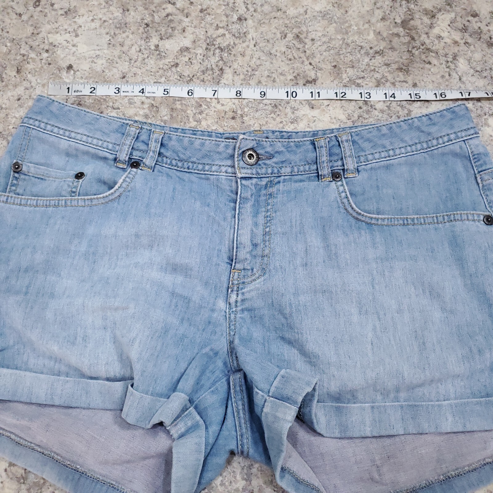 Timberland Cutoff Shorts Womens Waist 31 Denim Blue Jean Hot Pants Distressed