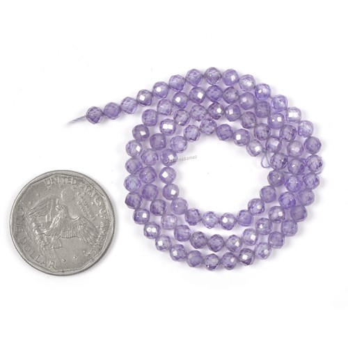 3.7mm to 4.7mm Faceted Gemstone Round Loose Beads DIY Jewelry Making Strand 15" - Picture 128 of 435