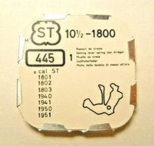 ST STANDARD PART #445 SETTING LEVER SPRING SET BRIDGE CAL 1800 1940 SIZE 10 1/2