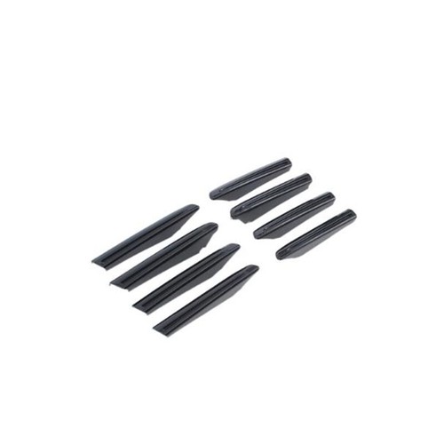 For Toyota Land Cruiser 2022 2023 Glossy Black Front Fog Light Stripe Cover Trim - Picture 3 of 6