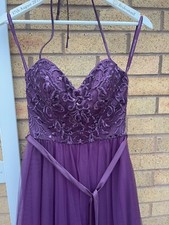 Eggplant Prom Dress In Size 6