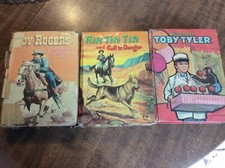 Rin Tin Tin and Call to Danger 1957 Authorized Edition + Roy Rogers & Toby Tyler