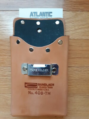 Carpet and Flooring Installer Leather Tool Pouch 408-TH GUNDLACH