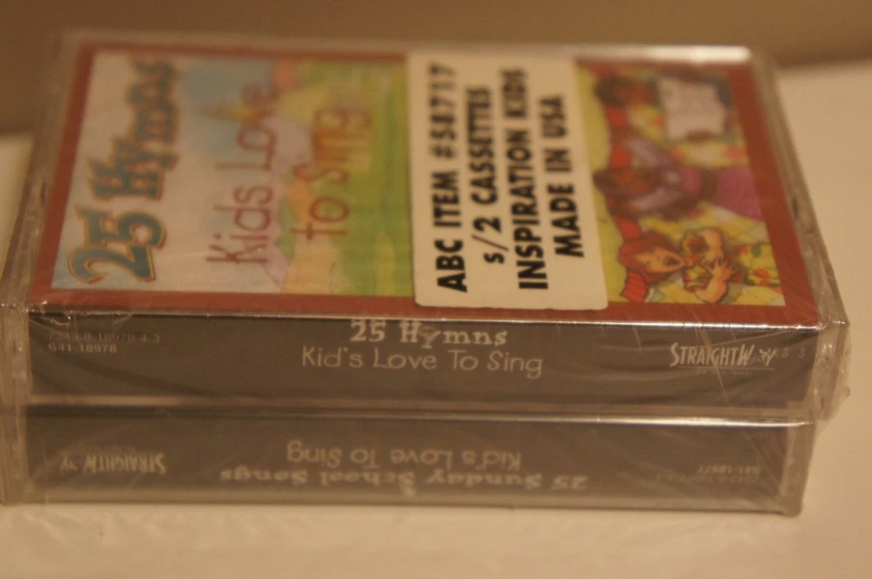 Straightway Kids: 25 Sunday School Songs & 25 Hymns Kids Love to Sing Cassette - Image 4 of 4