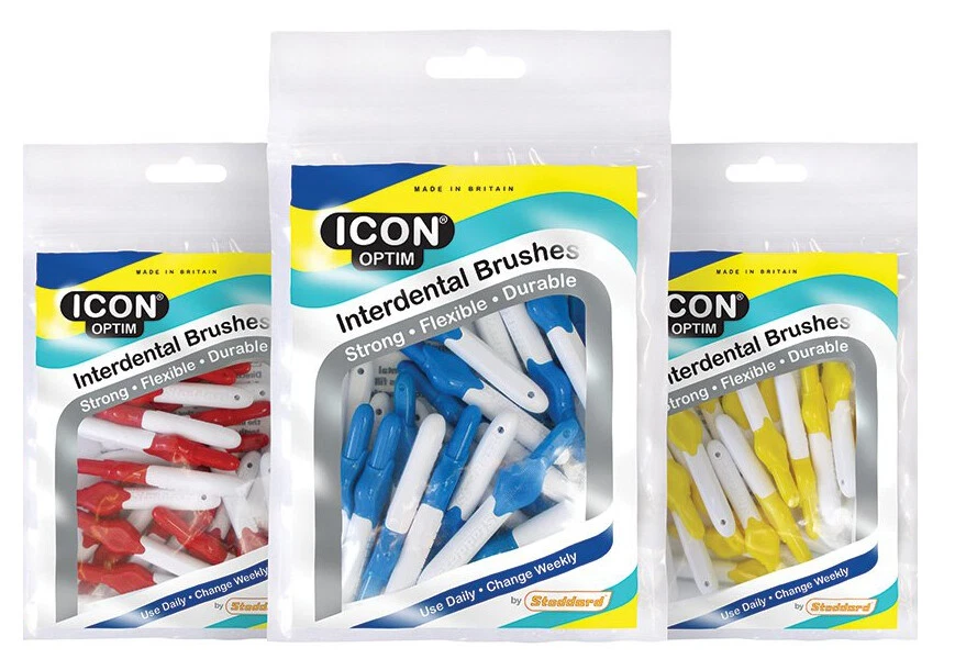 Stoddard Icon Optim Standard Interdental Brushes - 25 Brushes in 1 Pack