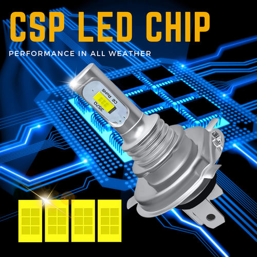 Peugeot Bipper Van Led White Xenon 6000k High Low Beam Headlight Bulbs 2008-17 - Picture 7 of 13
