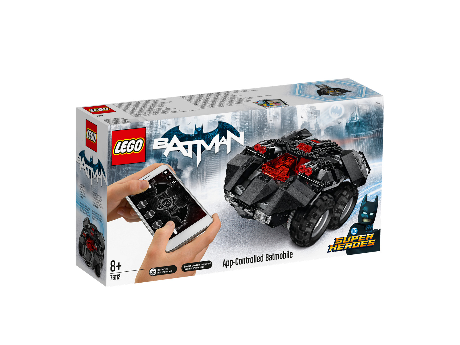 LEGO® DC Comics™ Super Heroes 76112 App-Controlled Batmobile New Original Packaging