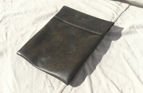 HP Leder Handbuch Etui Aktenordner Dokument Vintage 14" x 10" - Bild 1 von 6