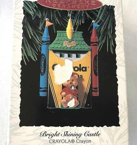 Hallmark CRAYOLA CRAYON #5, Bright Shining Castle Ornament 1993 NOS QX422-2 - Picture 10 of 11