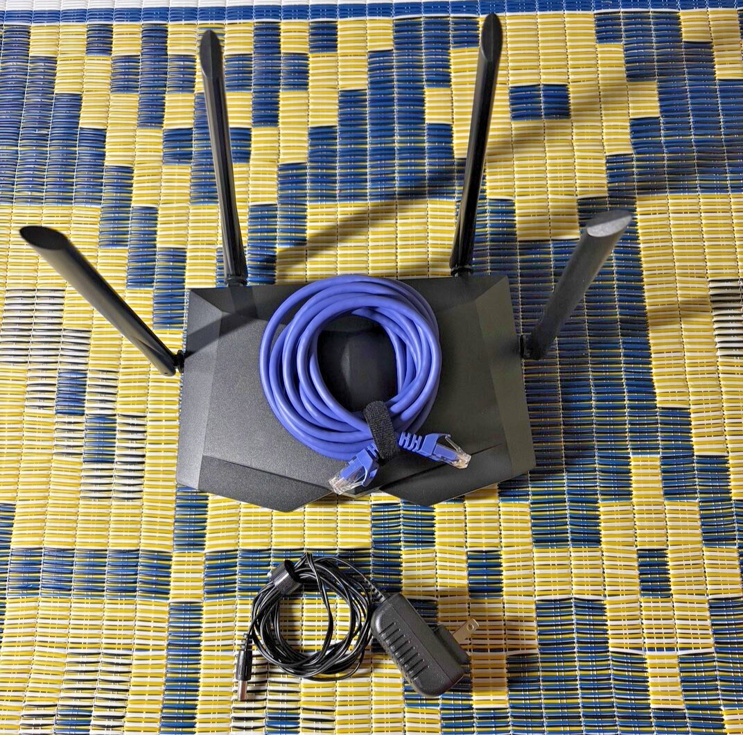 Tenda AC6 AC1200 Smart Dual Band 867 Mbps 3 Port Wireless Router - w/ ETHERNET