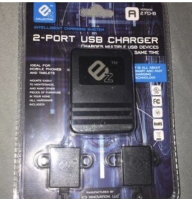 2-Port UBS Charger    Charges Multiple UBS Devices At The Same Time