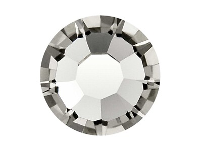 Black Diamond Preciosa Genuine Czech Viva MAXIMA Flatback Rhinestones light grey