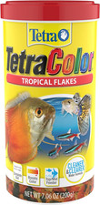 color Tropical Flakes, Color Boosting Fish Food, Nutritionally Balanced Diet for