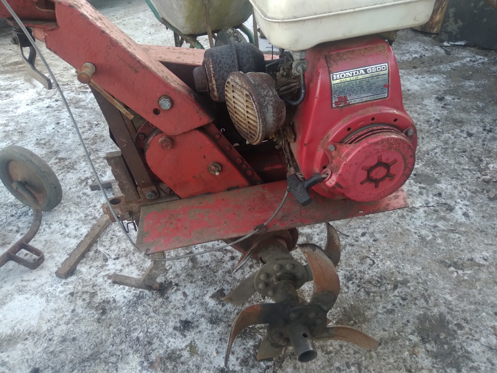 Wolesley Merry Tiller Rotovator Cultivator With HONDA 5HP Engine Super